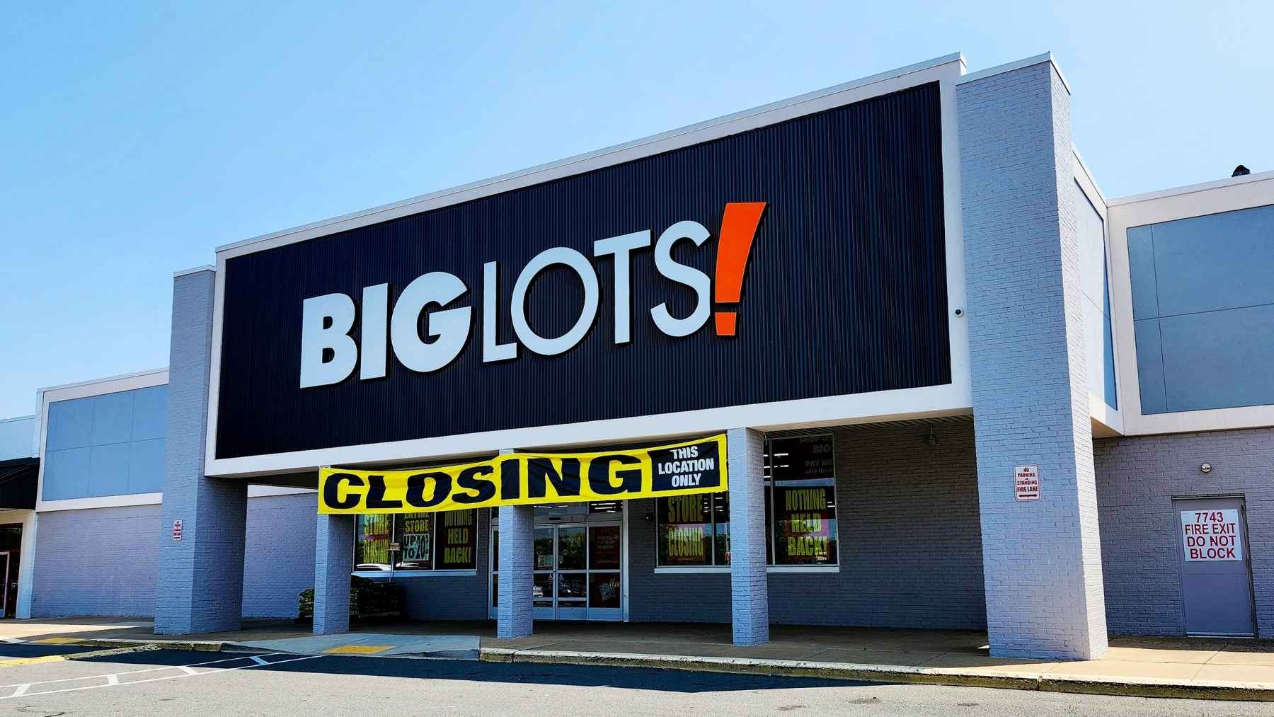 Store closure nationwide
