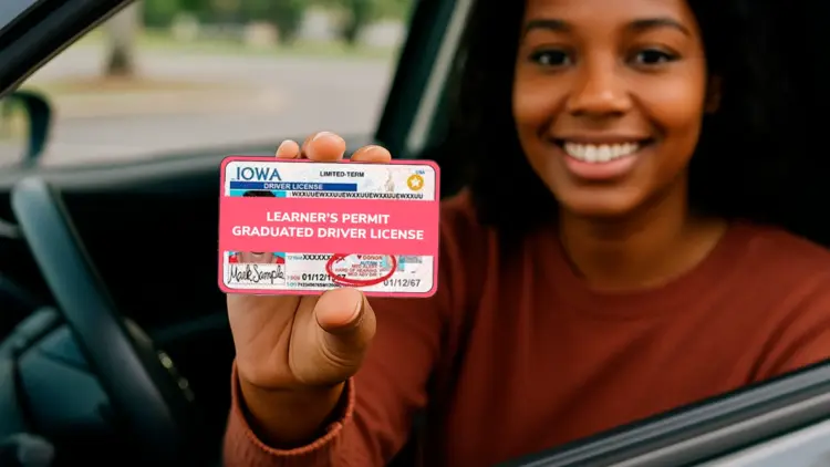 graduating licensing process in Iowa