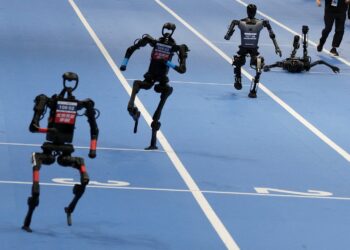 Robots race