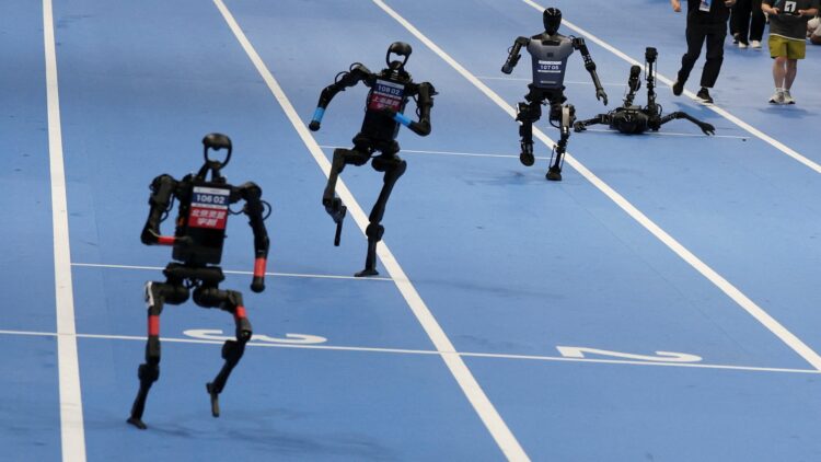 Robots race