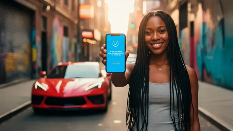 change vehicle's registered address in New Jersey