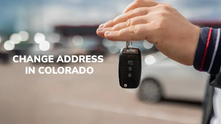 Change your vehicle's registered address in Colorado