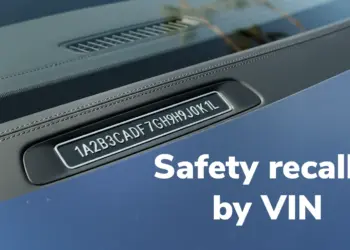 safety recalls by VIN