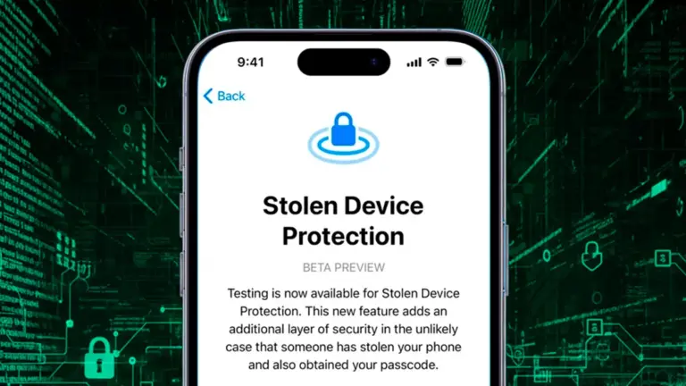 iphone stolen device protection