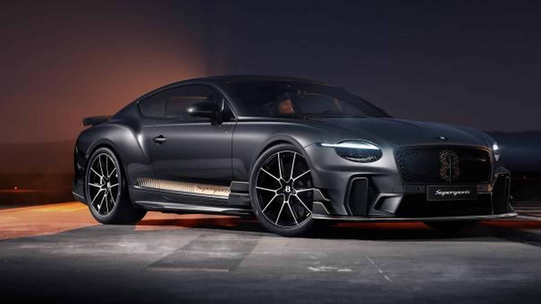 Bentley unveils new Continental GT Supersports 1 Bentley's new Continental GT