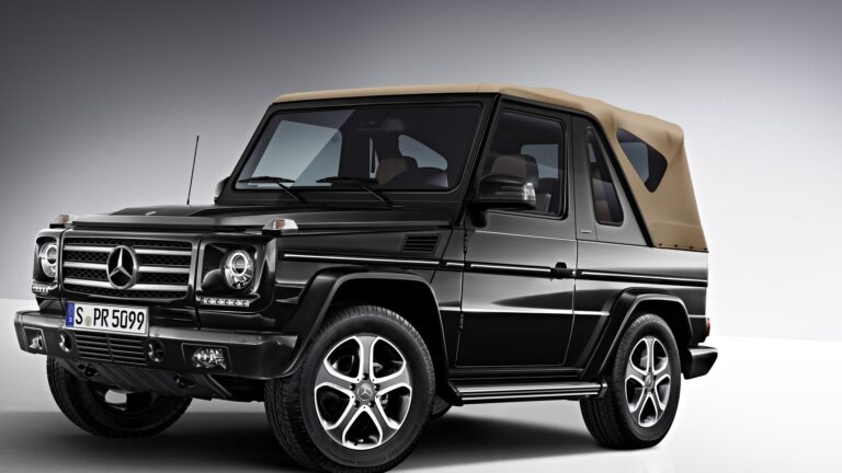 Mercedes-Benz provides a sneak peek into the G-Class model Cabriolet