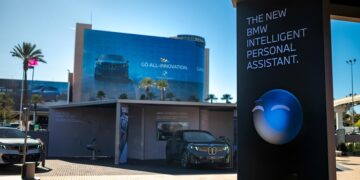 Interactive AI interface in new BMW iX3