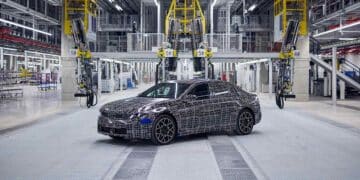 BMW i3 pre-production ahead of 2026 debut