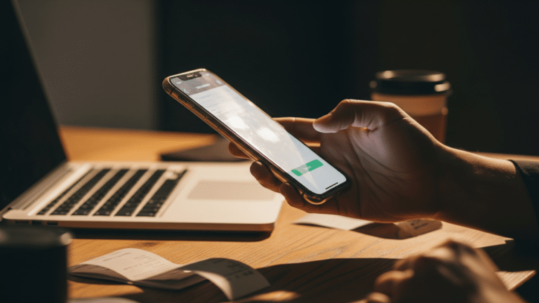 Hands holding a smartphone at a buy now pay later checkout screen, americans used