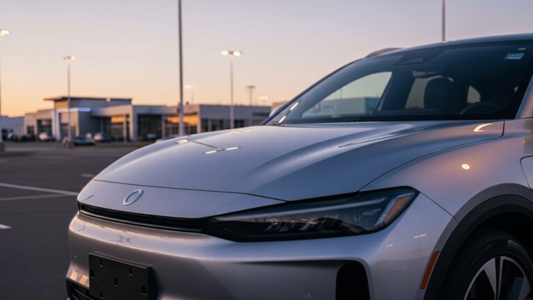 Honda Prologue electric SUV parked at a dealership lot, honda confirms