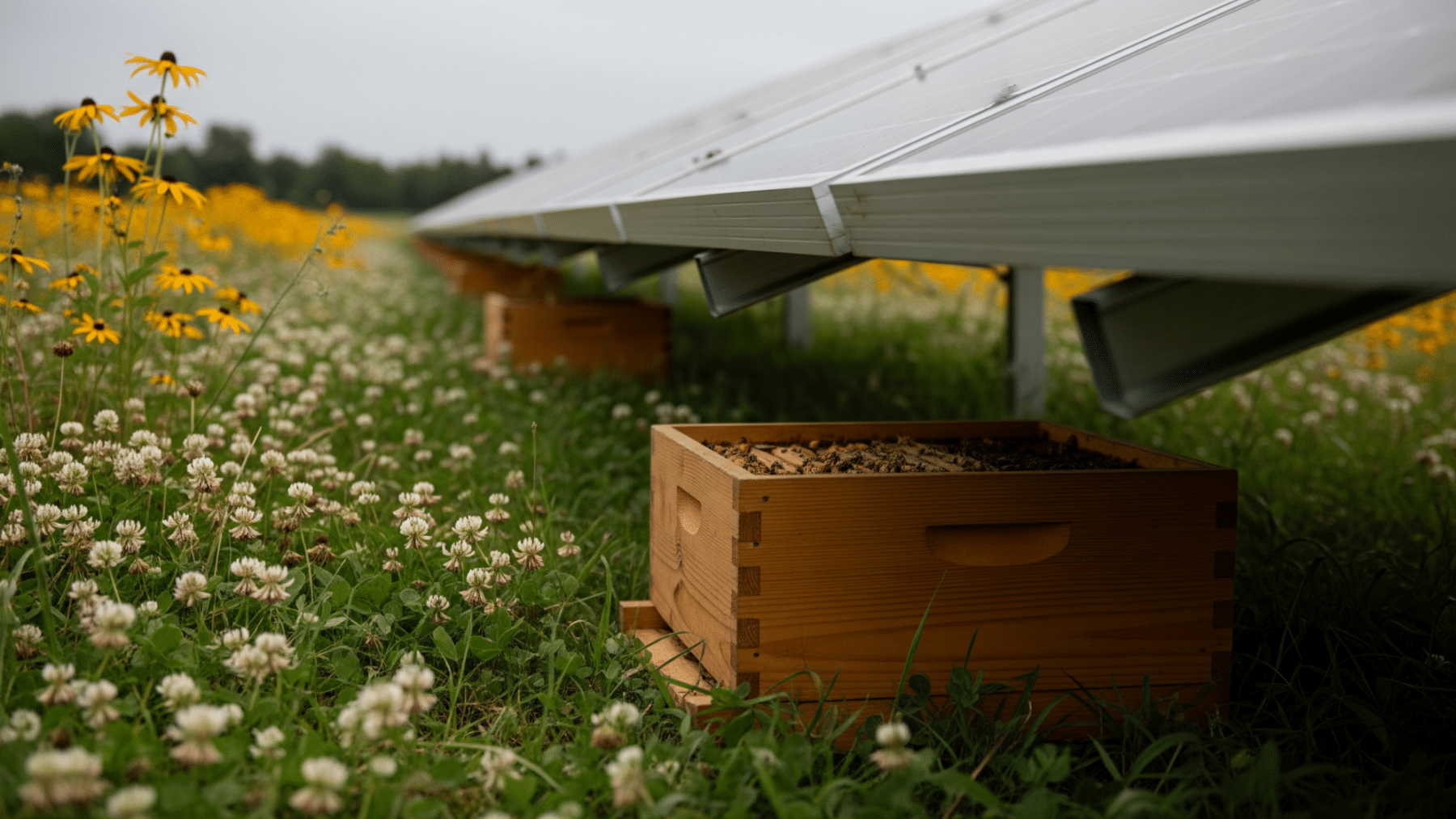 gcn.com - Hugo Rojas - Honeybees moved into a 13-acre Virginia solar farm that no engineer planned for them, and what those uninvited visitors are doing to the crops next door changes the math on clean energy