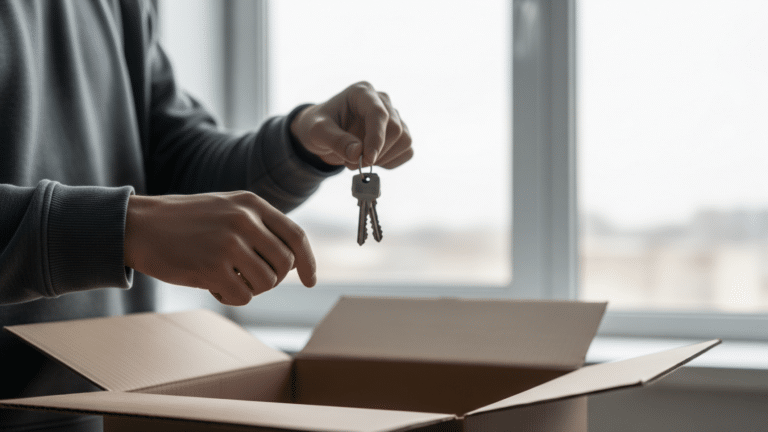Young adult hands holding house keys, illustrating harder financial milestones, most americans