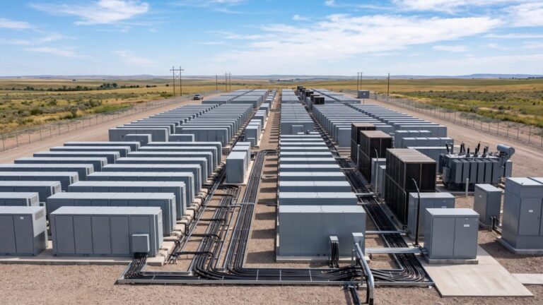After 8.3 gigawatts of new batteries landed on the US grid in a single half-year, total installed storage cros
