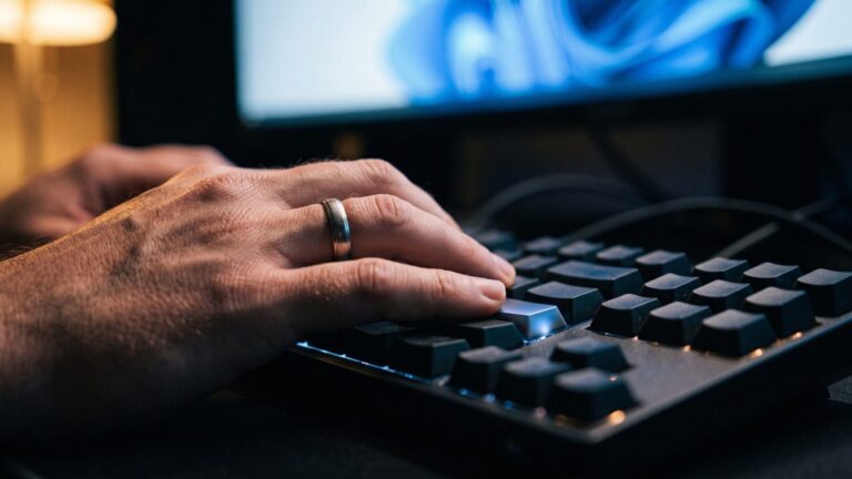 Developer hands at keyboard with terminal showing context window error, ai coding