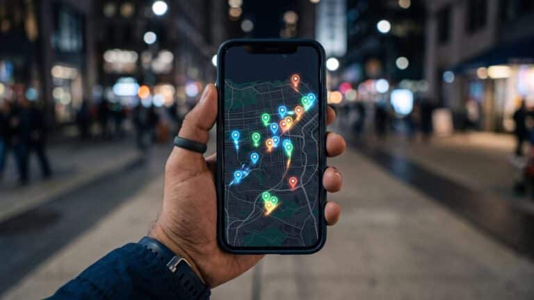 On average a person shares a live location with nearly 4 people as part of everyday relationship-keeping, but