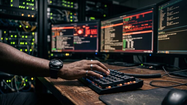 security analyst hands at keyboard responding to CISA exploited vulnerabilities alert, cisa flags