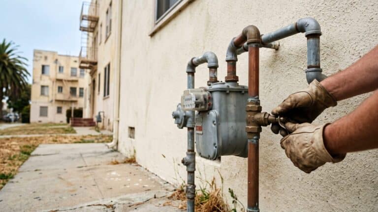 Gas meter on California home exterior in Southwest Gas rate case story