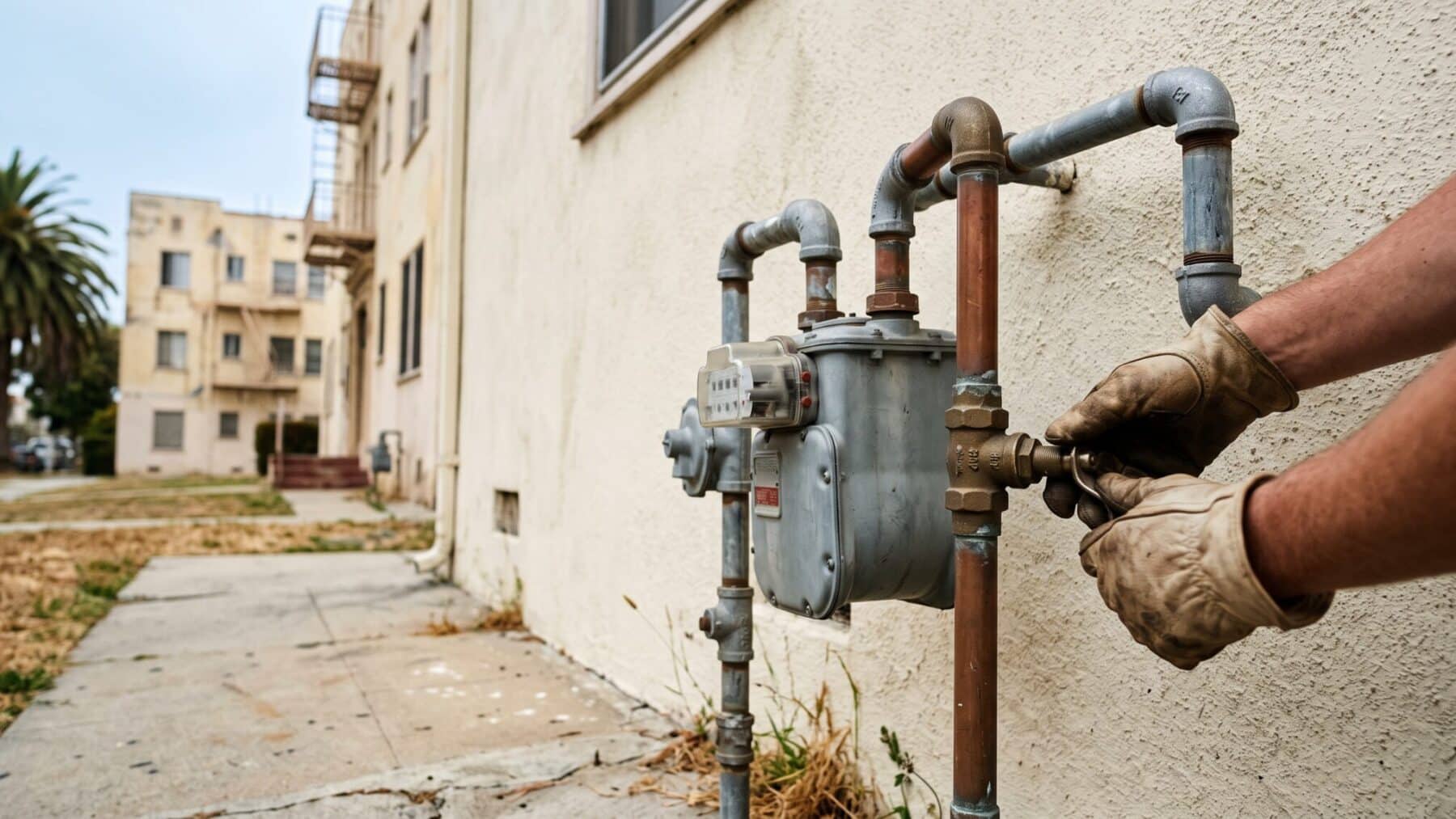 Gas meter on California home exterior in Southwest Gas rate case story