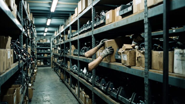 Automotive parts warehouse shelving for GM supply chain deal