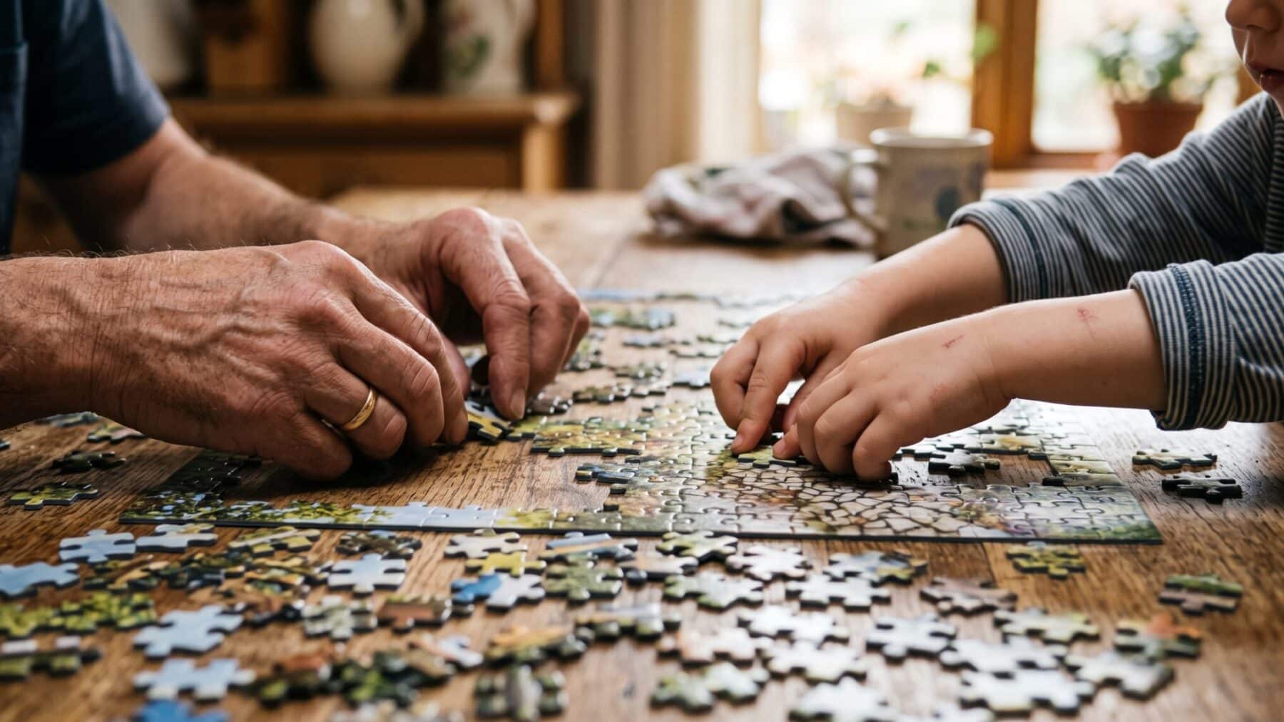 Grandparent and grandchild hands working together, grandparents grandchildren contact, 10 older
