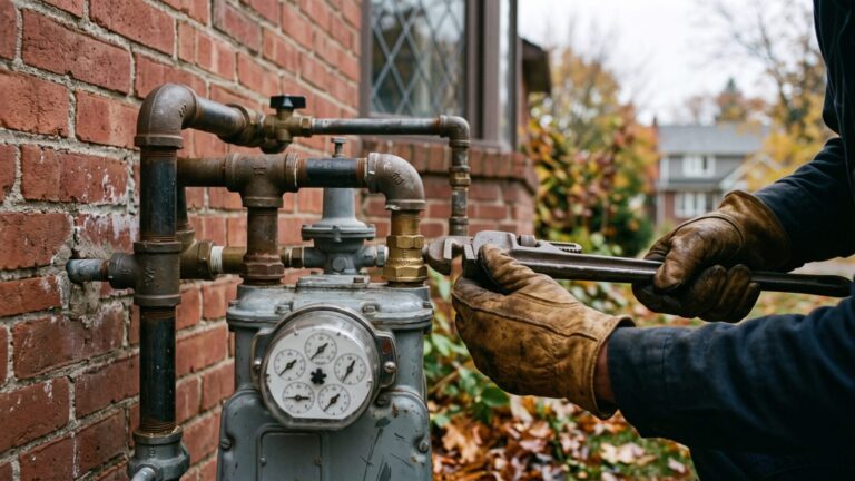Residential gas meter close-up illustrating Xcel Energy gas rate hike, colorado puc