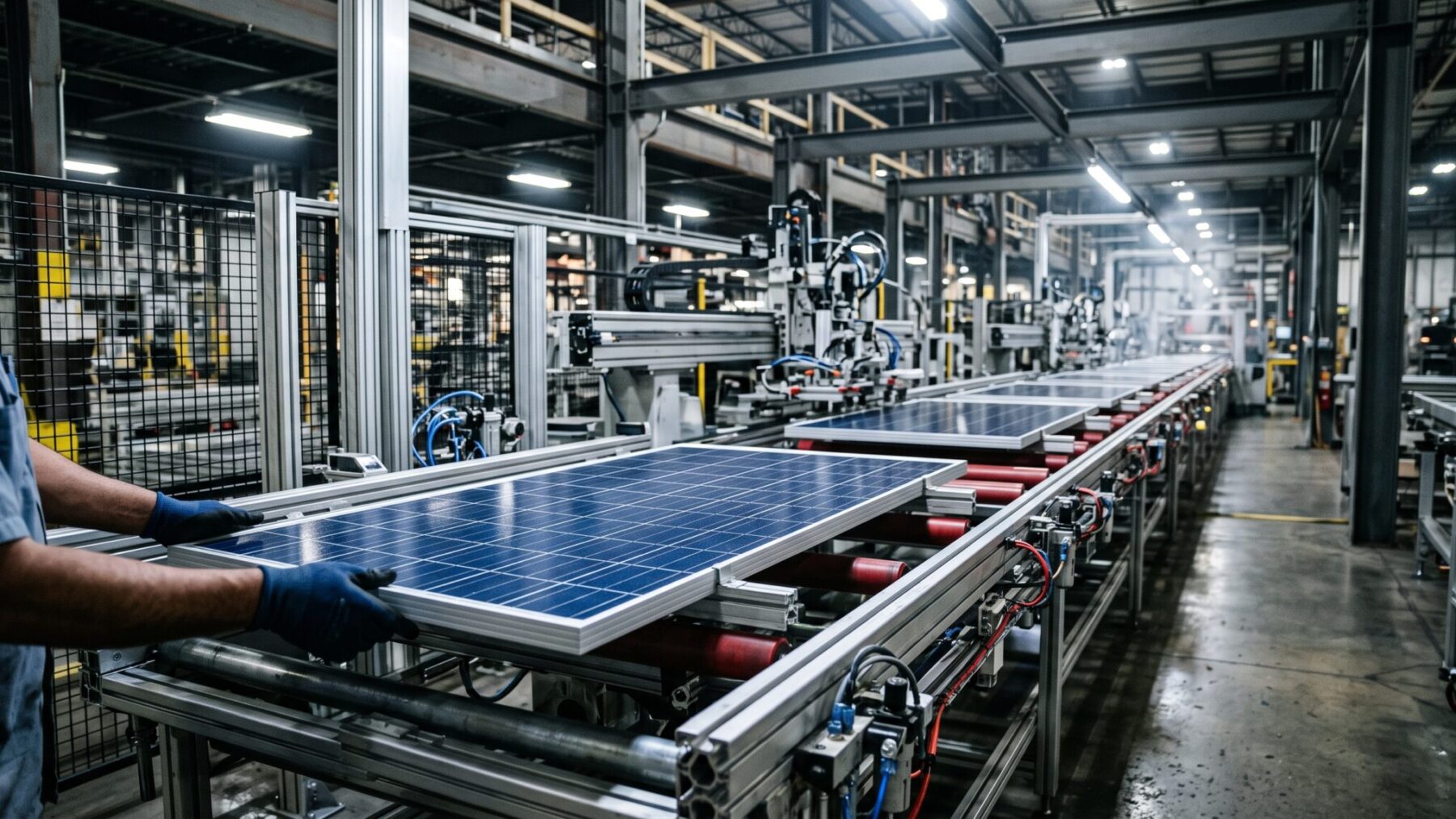 gcn.com - Hugo Rojas - A Georgia solar factory hitting 16,700 panels a day makes its own ingots and wafers on the same floor, and the US cell supply gap it narrows sat at 3 gigawatts against nearly 70 gigawatts of module capacity
