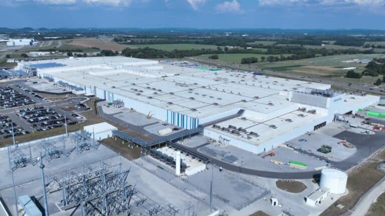 Prismatic LMR battery cells on an automotive manufacturing assembly line, lmr batteries