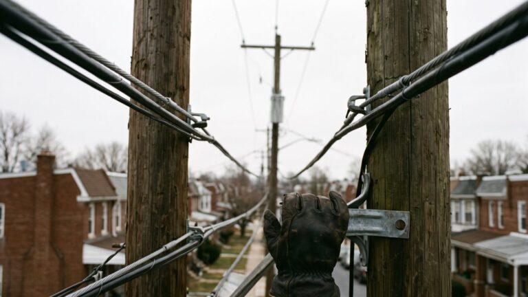 Utility distribution poles and lines in a Pennsylvania neighborhood, PPL Electric rate settlement, pennsylvania puc