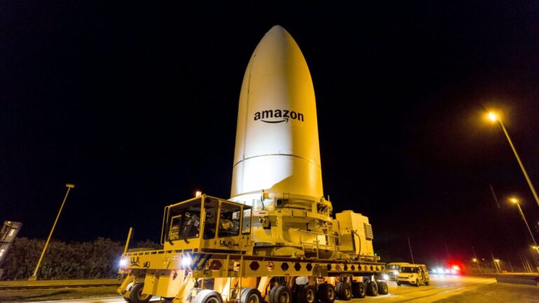 Broadband satellites stacked before launch, illustrating the satellite deadline shortfall