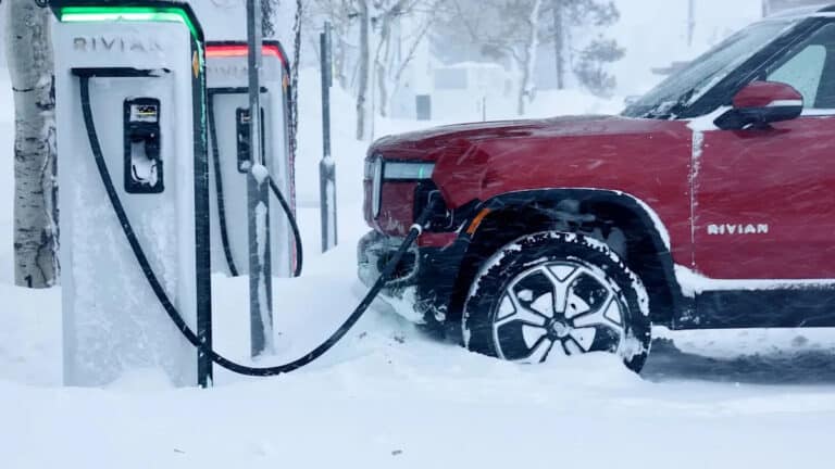 EV charging cable plugged in during managed charging program, california utility