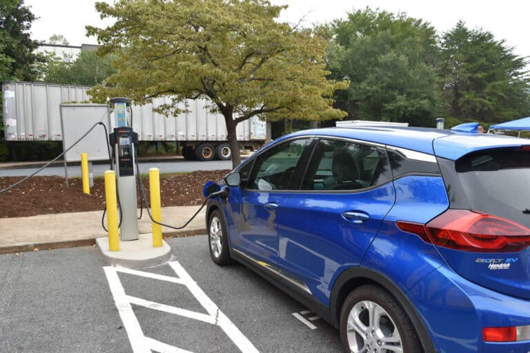 Electric vehicle charging at home under North Carolina EV charging program