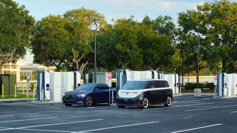 Public fast chargers across America crossed 80,000 plugs this summer, and one long dominant charging network slipped under half the national total for the first time